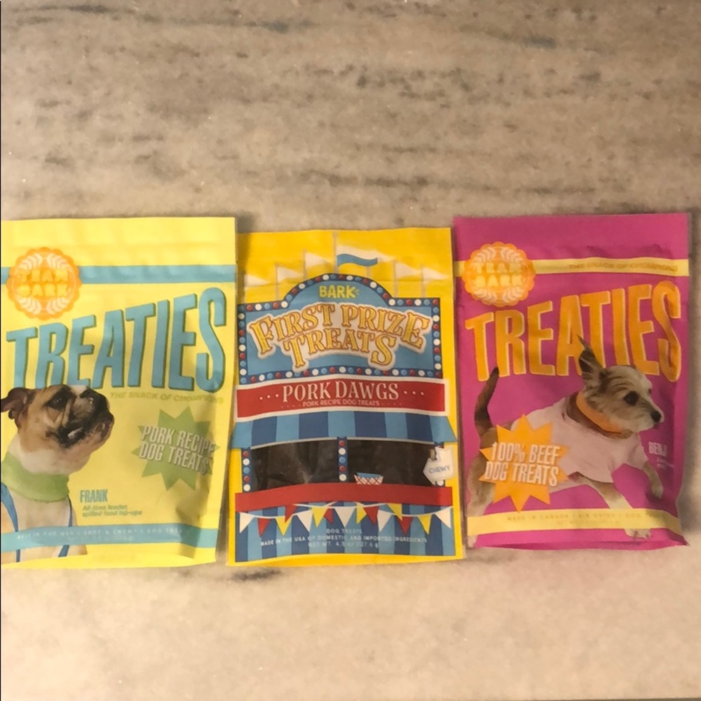 BRAND NEW 3 Pack of Bark Brand Treats